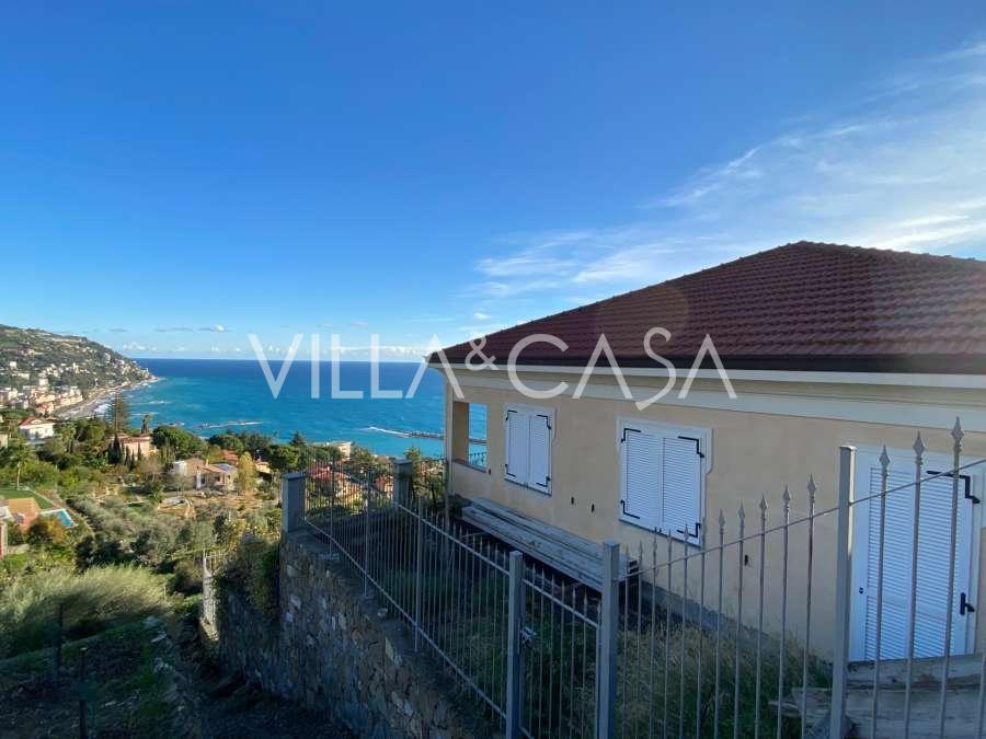 Nuova casa con vista sul mare a Ospedaletti