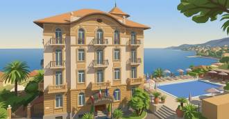Hotel prestigioso in prima linea a Forte dei Marmi in vendita